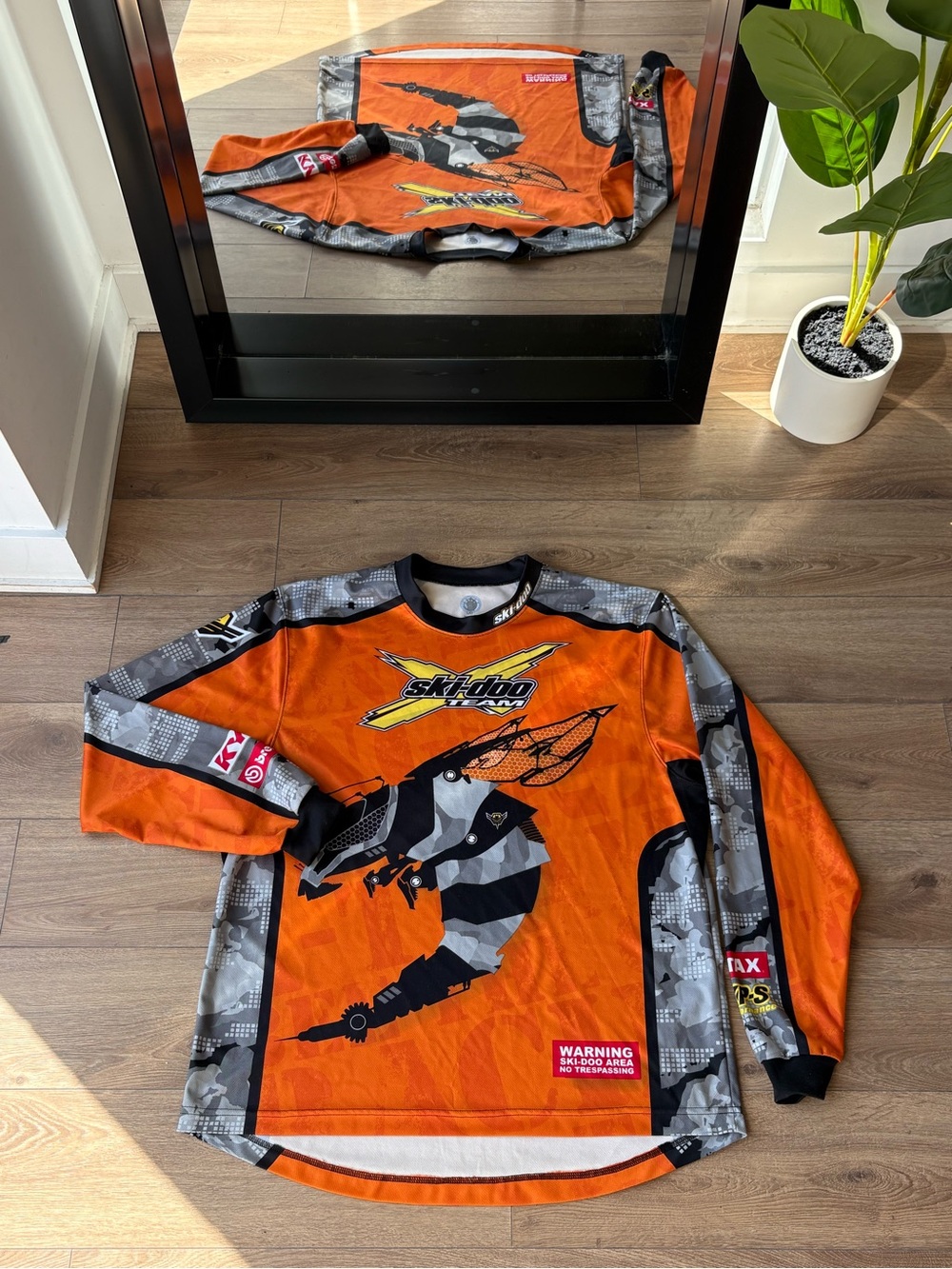 Orange/Grey Ski-Doo XTeam Jersey